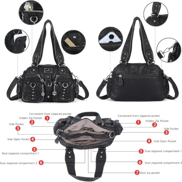 Stylish Multi-Functional Handbag for Women – Perfect for Work, Travel & Shopping - Picture 6 of 7